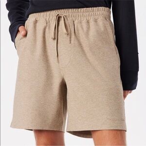 Outdoor Voices 7" Sunday Shorts Men’s Medium In Oatmeal.  B115
